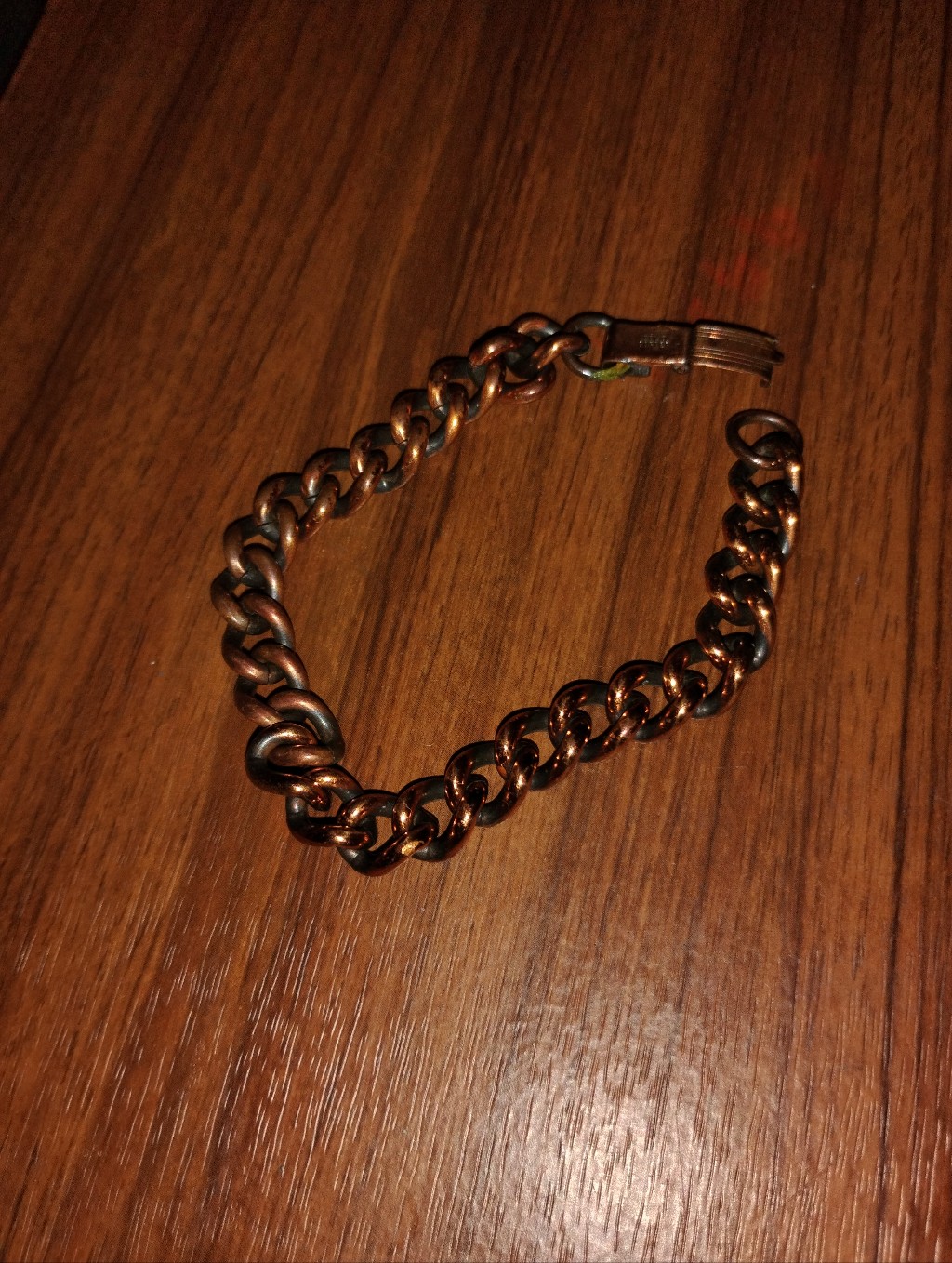 Solid Copper Chain Bracelet